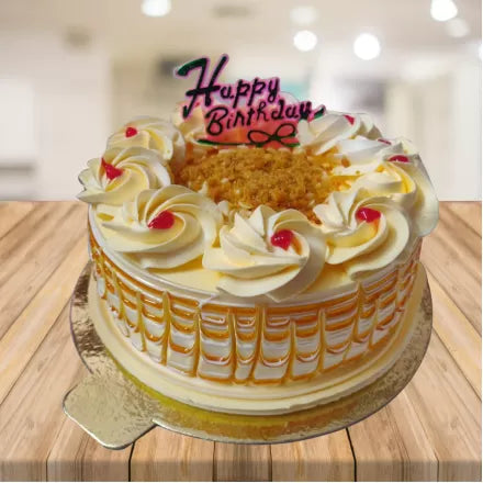 Butterscotch Birthday Cake