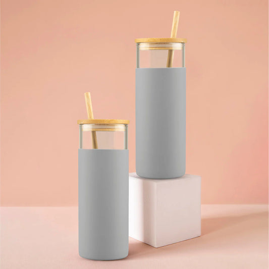 Glass Sipper water bottle