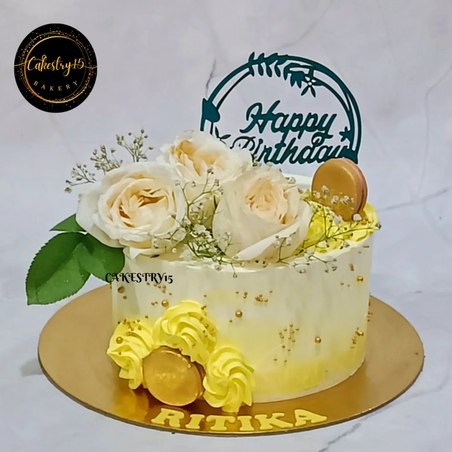 Pineapple Birthday Cake