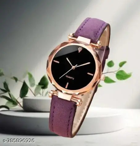 Girls Leather belt watch